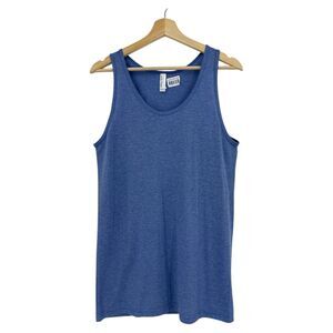 American Apparel Blue Tank Top Size Med unisex adult top